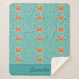 Crabs Ornamental Symphony Personalisiert Sherpadecke