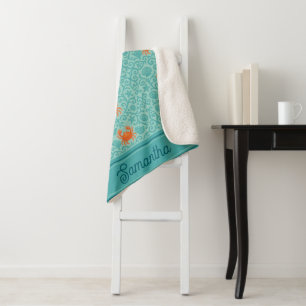 Crabs Ornamental Symphony Personalisiert Sherpadecke