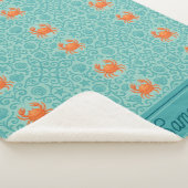 Crabs Ornamental Symphony Personalisiert Sherpadecke (3/4)