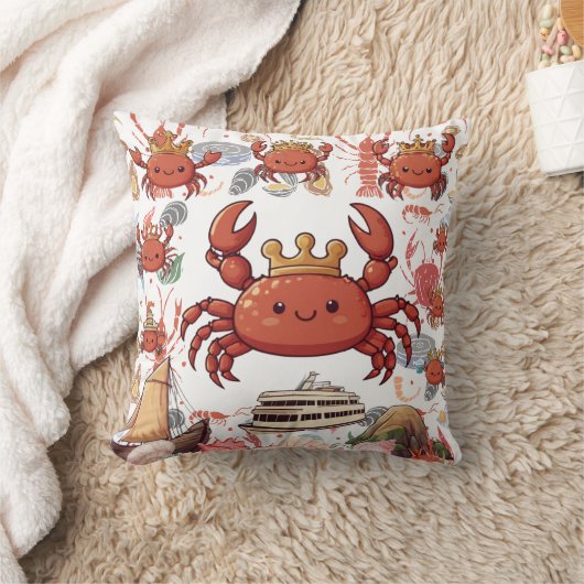Crabs Reisen Print Kissen (Decke)