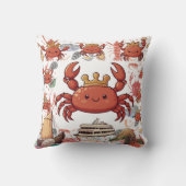 Crabs Reisen Print Kissen (Rückseite)