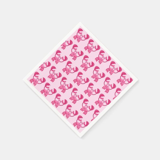 Crabs Seashore Party Serviette (Ecke)