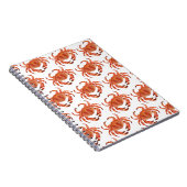 Crabs Seaside Pattern Notizblock (Rechte Seite)