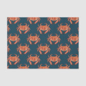 Crabs Seaside Pattern Seidenpapier (Vorderseite)