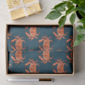 Crabs Seaside Pattern Seidenpapier (Geschenk)