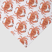 Crabs Seaside Pattern Seidenpapier (Ausschnitt)