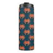 Crabs Seaside Pattern Thermosbecher (Vorderseite)