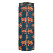 Crabs Seaside Pattern Thermosbecher (Rückseite)