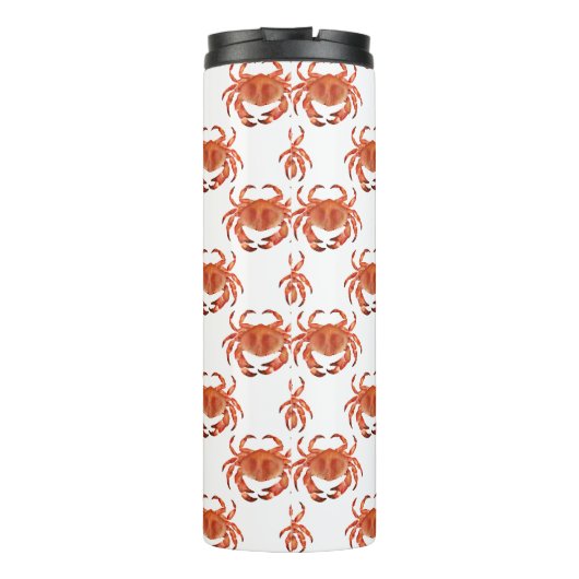 Crabs Seaside Pattern Thermosbecher (Rückseite)