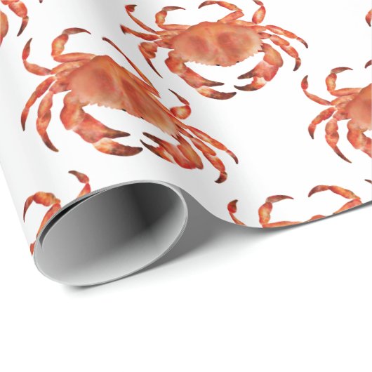 Crabs Seaside Patternpapier Geschenkpapier (Rolleneckpunkt)
