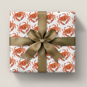 Crabs Seaside Patternpapier Geschenkpapier