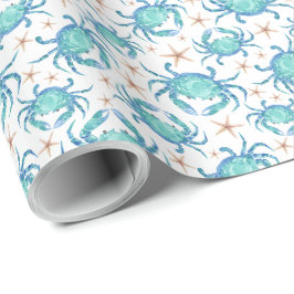 Crabs Wrapping Paper Geschenkpapier