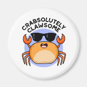 Crabsolut Clawsome Funny Crab Pub Magnet (Vorne)