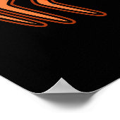 Crabsolut Clawsome Funny Crab Pun Dark BG Poster (Ecke)