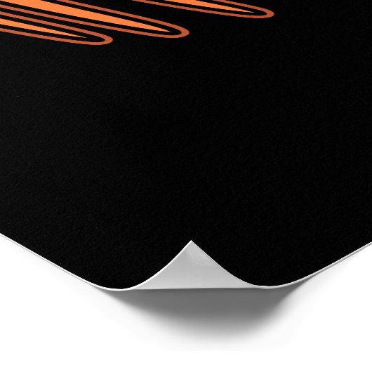 Crabtivating Funny Crab Pun Dark BG Poster (Ecke)