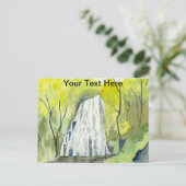 Crabtree Falls Postkarte (Stehend Vorderseite)
