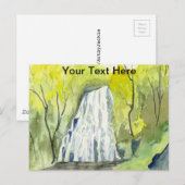 Crabtree Falls Postkarte (Vorne/Hinten)