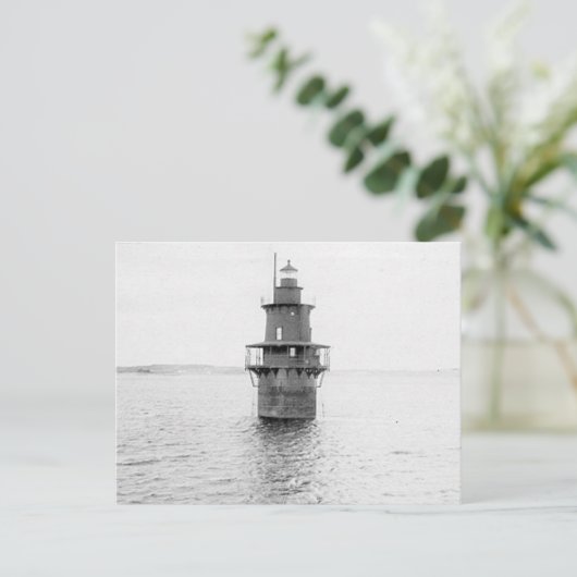 Crabtree Ledge Lighthouse Postkarte (Stehend Vorderseite)