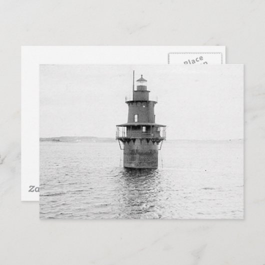 Crabtree Ledge Lighthouse Postkarte (Vorne/Hinten)