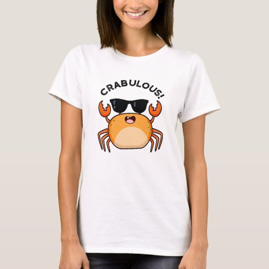 Crabulous Funny Crab Pub T-Shirt (Vorderseite)