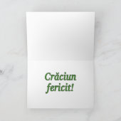 Crăciun fericit! Frohe Weihnachten im rumänischen (Innenseite)