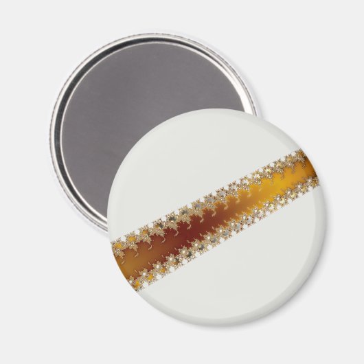 Crack - Fraktal Magnet (Vorderseite/Rückseite)