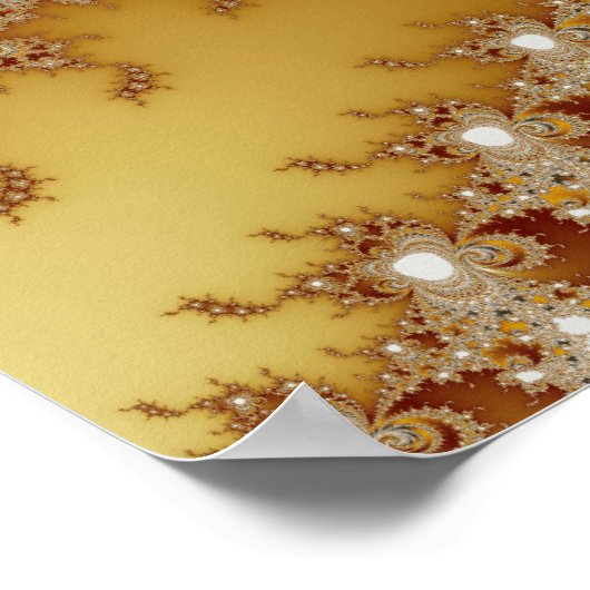 Crack - Fraktal Poster (Ecke)