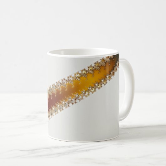 Crack - Fraktal-Tasse Kaffeetasse (VorderseiteRechts)