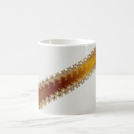 Crack - Fraktal-Tasse Kaffeetasse (Mittel)