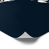 Crack in Window Poster Wall Art (Ecke)