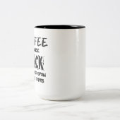 Crack ist illegal Kaffee Lover Zweifarbige Tasse (Mittel)