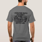 Crack of Noon Club T - Shirt (Rückseite)