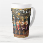 Crack On Nutcracker Latte-Tasse Milchtasse (Rechte Ecke)
