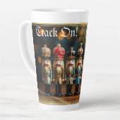 Crack On Nutcracker Latte-Tasse Milchtasse (Linke Ecke)