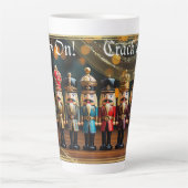 Crack On Nutcracker Latte-Tasse Milchtasse (Vorderseite)