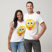 Crack Out Tongue Emoji T-Shirt (Unisex)
