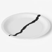 Crack Pappteller (Schrägansicht)