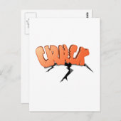 Crack Postkarte (Vorne/Hinten)