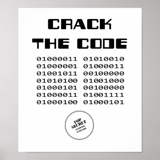 Crack the Code AH2009 Poster (Vorne)