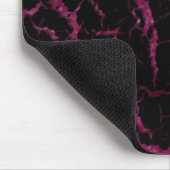 Cracke Space Lava - Glitzer Fuschia Mousepad (Ecke)