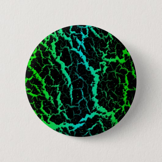 Cracke Space Lava - Grün/Cyan Button (Vorderseite)