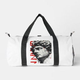 Cracked Classical Bust Duffel Bag Duffle Bag