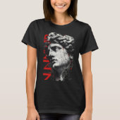 Cracked Classical Bust Trash Polka Damen T-Shirt (Vorderseite)