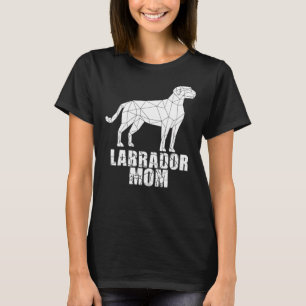 Cracked Distressed Labrador Retriever Mama The Lie T-Shirt