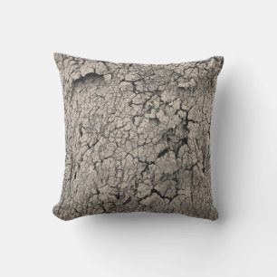 Cracked Earth Cool Textur Kissen