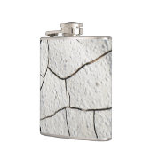 Cracked Earth Dirt Cool Textur Flachmann (Links)