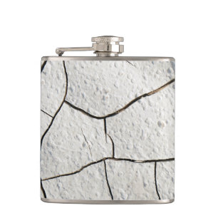 Cracked Earth Dirt Cool Textur Flachmann
