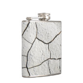Cracked Earth Dirt Cool Textur Flachmann (Rechts)