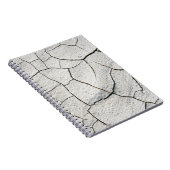 Cracked Earth Dirt Cool Textur Notizblock (Rechte Seite)