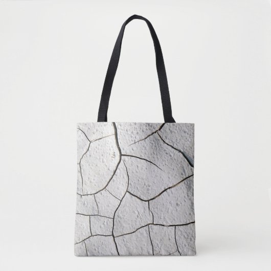Cracked Earth Dirt Cool Textur Tasche (Vorderseite)